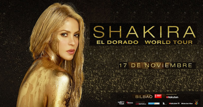 Shakira en Bilbao